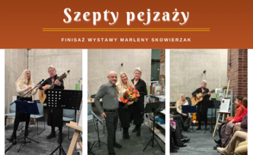 Nastrojowe spotkanie wśród obrazów